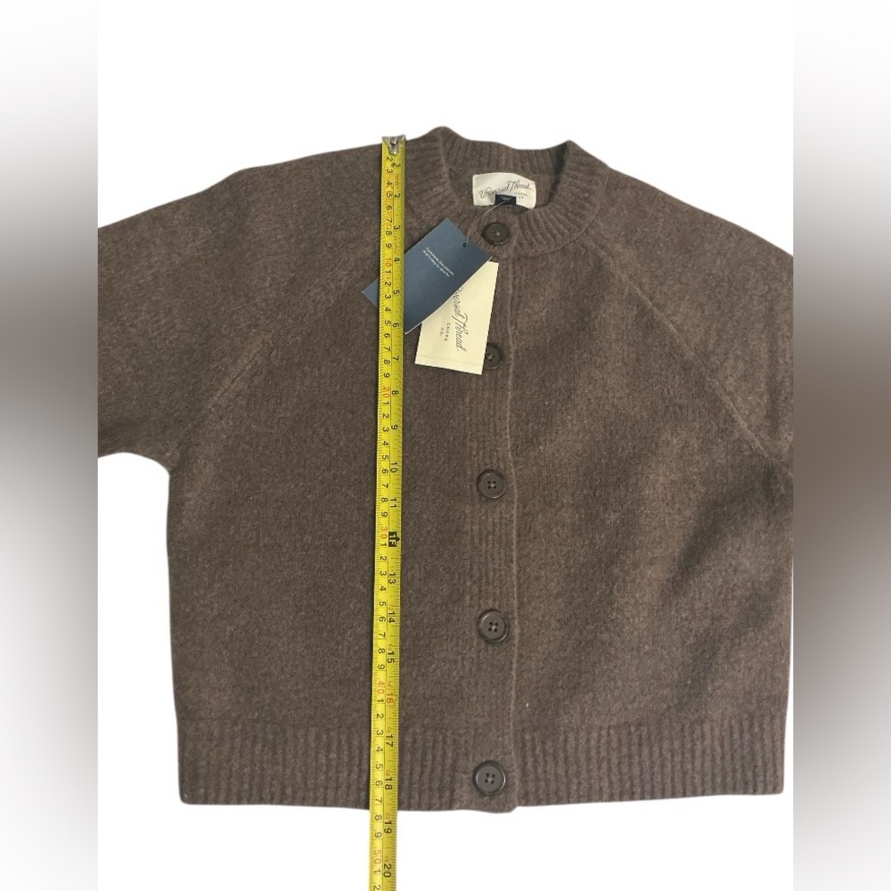 Universal Thread Brown Short Sleeve Cardigan NWT - image 5